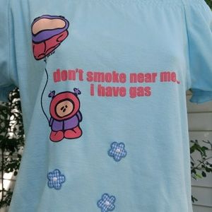 Cute Kawaii funny off the shoulder teeshirt